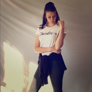 White graduation t shirt